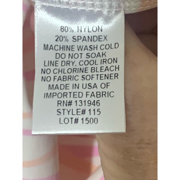 Jude Connally Lisa Dress XS Pink Cream‎ Orange Pink Print - Picture 4 of 6